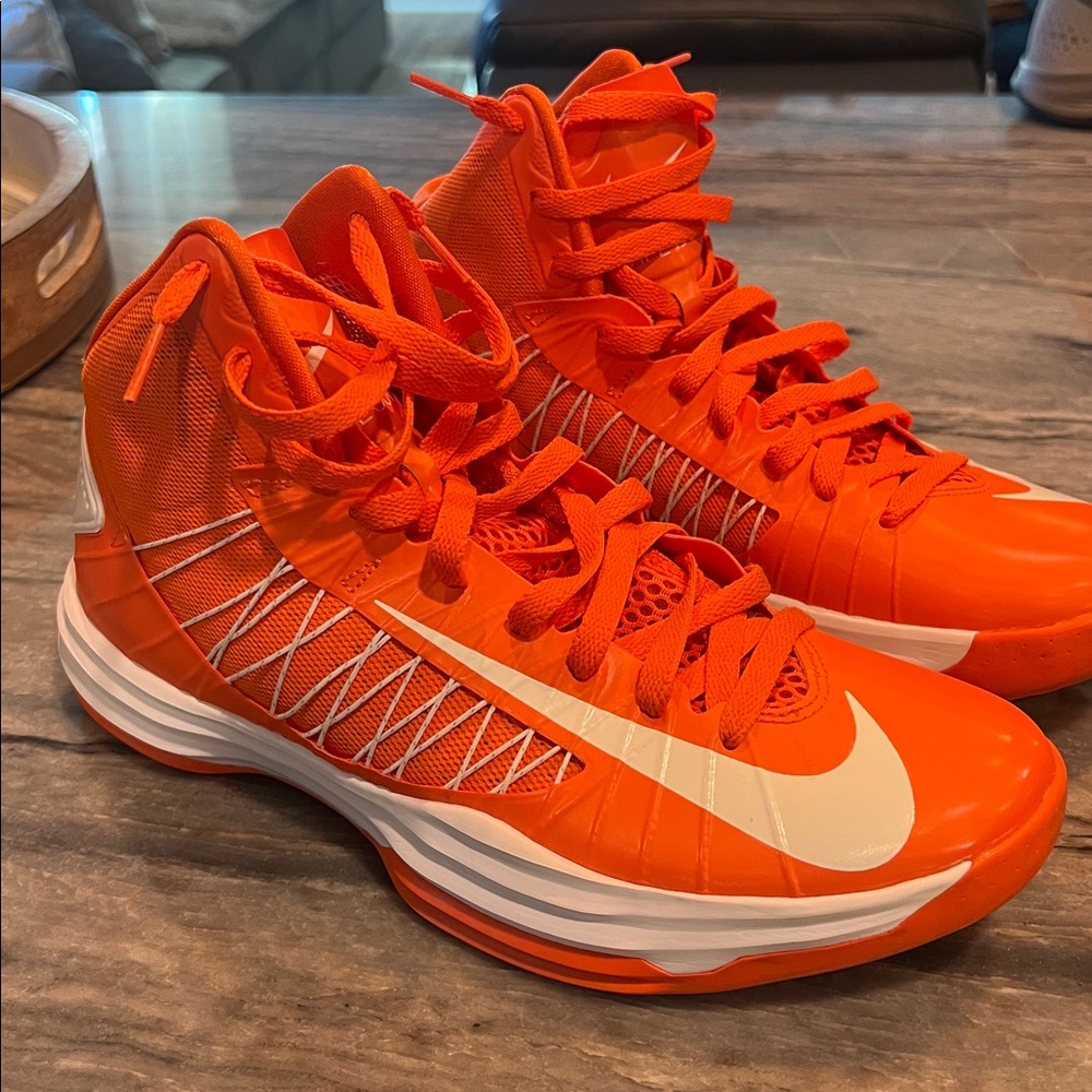 Nike Hyperdunk 2012 TB Orange and White Size 10